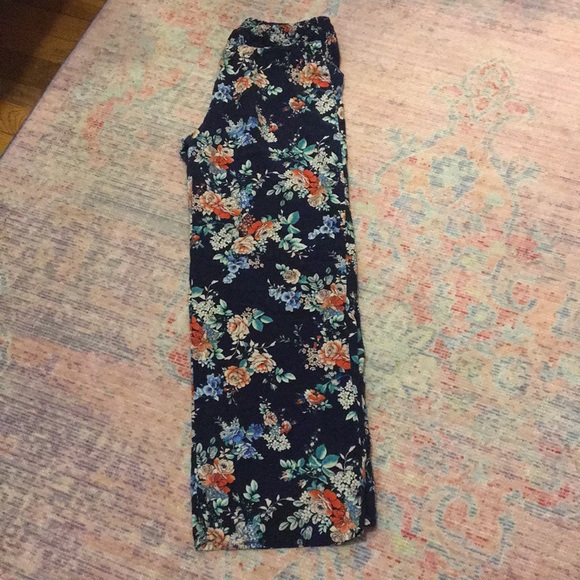 Dress Barn Pants - Floral print palazzo pants